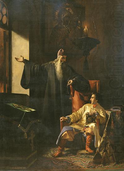 Tsar Ivan the Terrible and the priest Sylvester, unknow artist